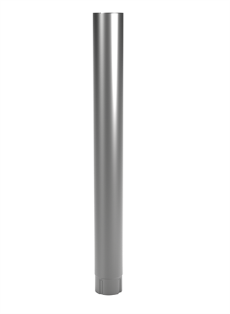 Stuprör 90 4.0 m - Silvermetallic